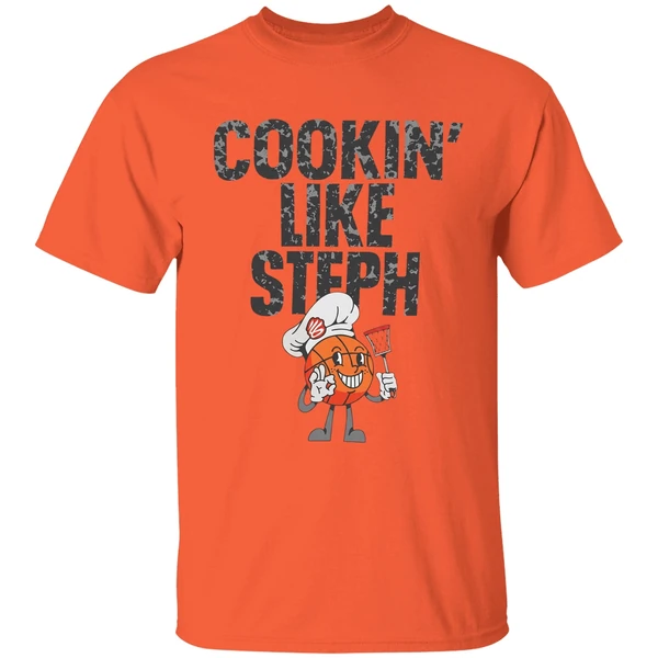 under armour curry chef cookin like steph shirt orange