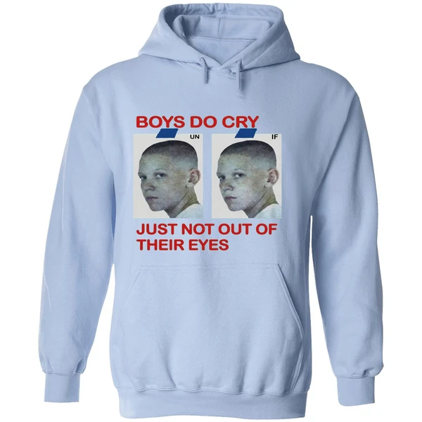 Unif Boys Do Cry Just Not Out Of Their Eyes Stranger Things Hoodie - Image 4