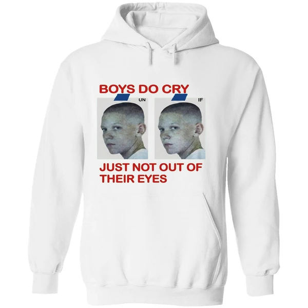 Unif Boys Do Cry Just Not Out Of Their Eyes Stranger Things Hoodie - Image 8