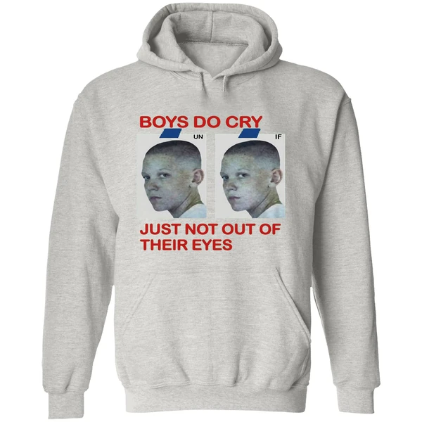 Unif Boys Do Cry Just Not Out Of Their Eyes Stranger Things Hoodie - Image 9