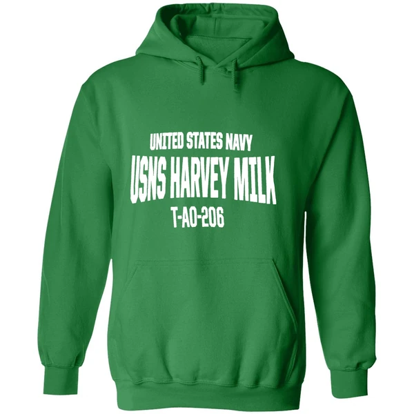 United States Navy Usns Harvey Milk T Ao 206 Hoodie - Image 2