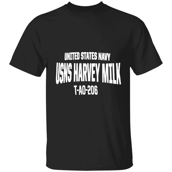 United States Navy Usns Harvey Milk T Ao 206 Shirt