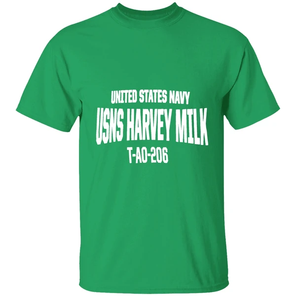 United States Navy Usns Harvey Milk T Ao 206 Shirt - Image 2