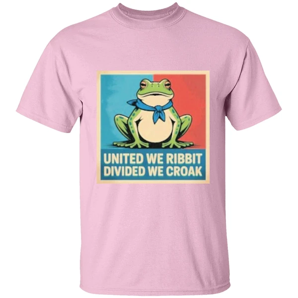 United We Ribbit Divided We Croak Portland Frog Anti Ice Shirt - Image 2