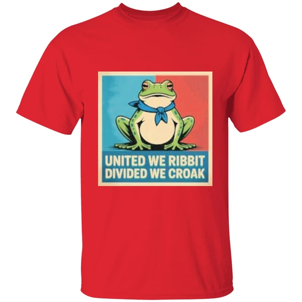 United We Ribbit Divided We Croak Portland Frog Anti Ice Shirt - Image 6