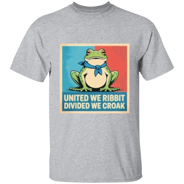 United We Ribbit Divided We Croak Portland Frog Anti Ice Shirt