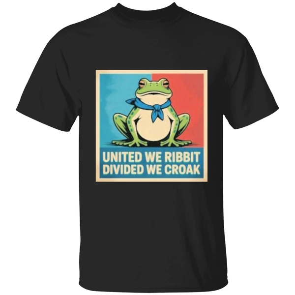 United We Ribbit Divided We Croak Portland Frog Anti Ice Shirt - Image 9