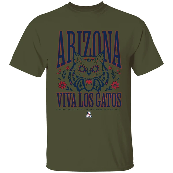University Of Arizona Wildcats Viva Los Gatos Shirt - Image 9