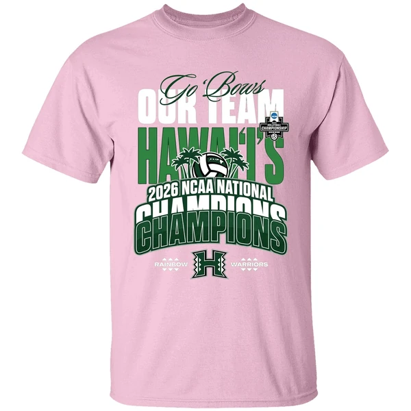 University Of Hawaii Ncaa 2026 Mens Volleyball National Champions Shirt - Image 3