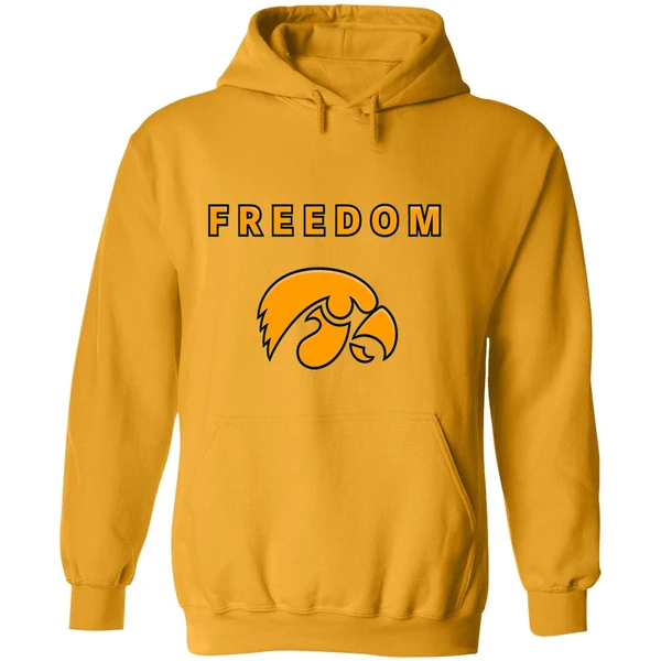 University Of Iowa Freedom Turning Point Usa 2025 Two Sided Hoodie