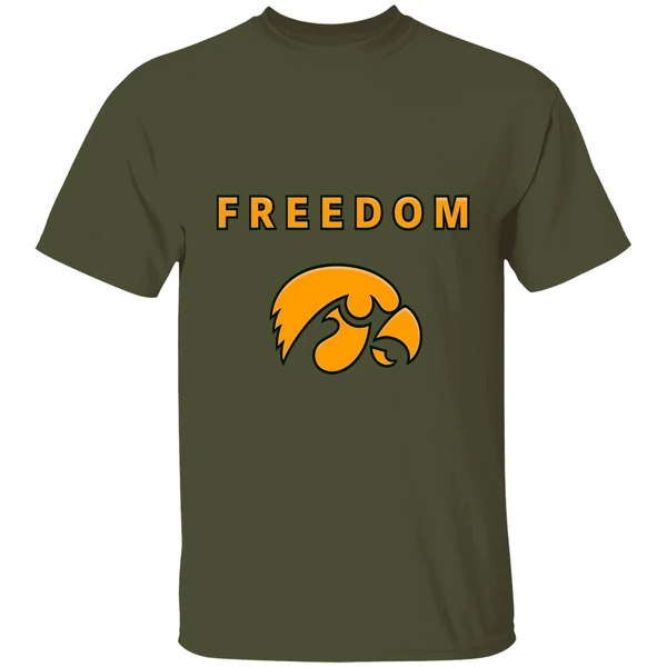 University Of Iowa Freedom Turning Point Usa 2025 Two Sided Shirt - Image 4