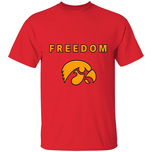 University Of Iowa Freedom Turning Point Usa 2025 Two Sided Shirt - Image 7