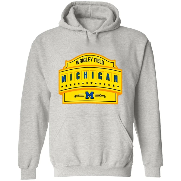 University Of Michigan Wrigley Field Champion Hoodie - Image 9