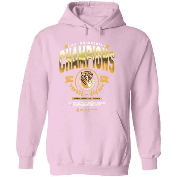 University Of Santo Tomas Growling Tigresses Uaap Basketball Champions Hoodie - Image 5