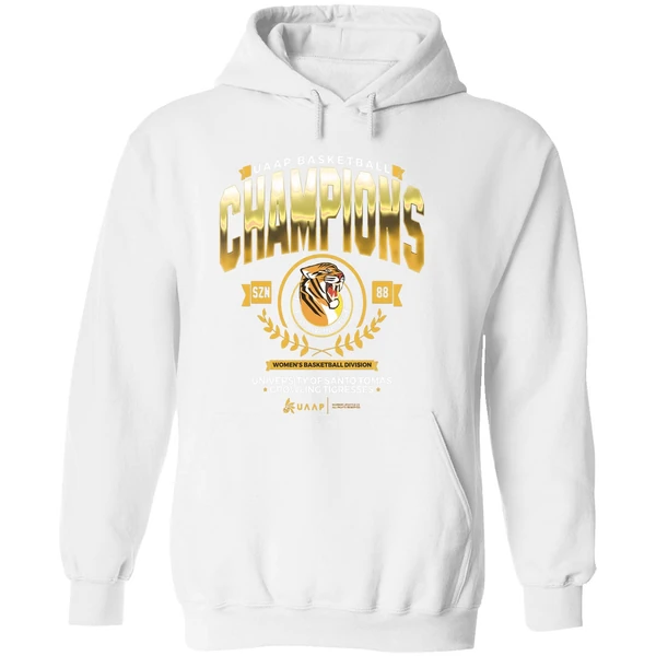 University Of Santo Tomas Growling Tigresses Uaap Basketball Champions Hoodie - Image 8