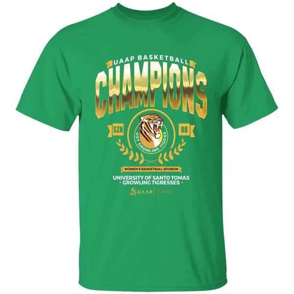 University Of Santo Tomas Growling Tigresses Uaap Basketball Champions Shirt - Image 2