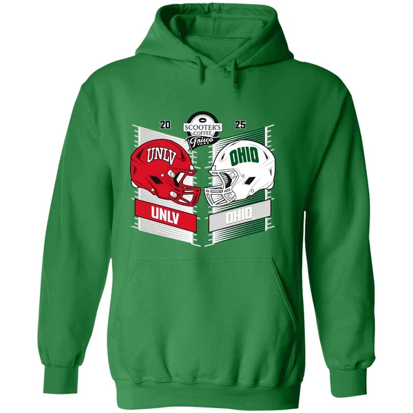 Unlv Rebels Vs Ohio Bobcats Scooters Coffee Frisco Bowl 2025 Hoodie - Image 2