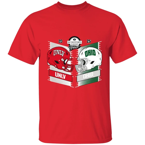 Unlv Rebels Vs Ohio Bobcats Scooters Coffee Frisco Bowl 2025 Shirt - Image 7