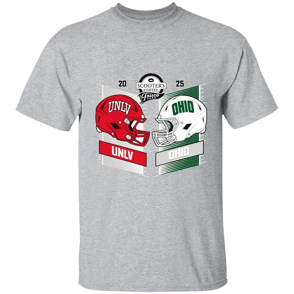 Unlv Rebels Vs Ohio Bobcats Scooters Coffee Frisco Bowl 2025 Shirt - Image 9