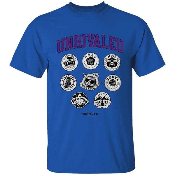 unrivaled since 25 league shirt royalblue