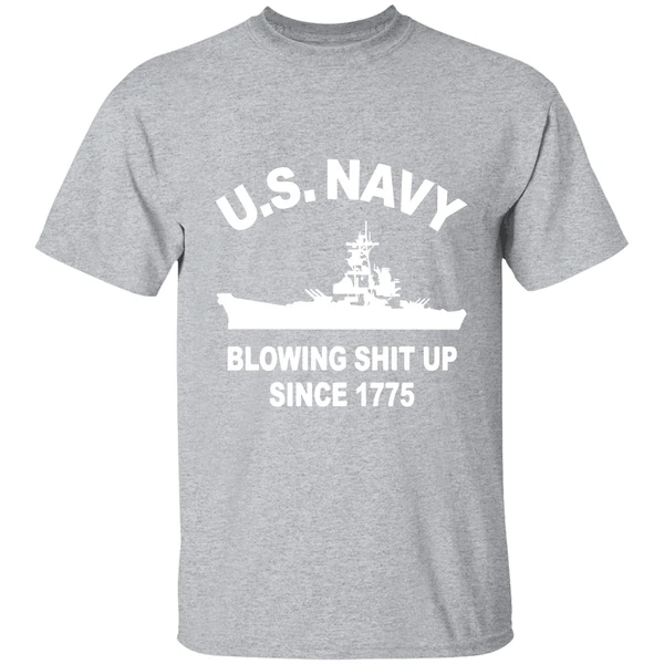 Us Navy With Blowing Shit Up Since 1775 Shirt - Image 9