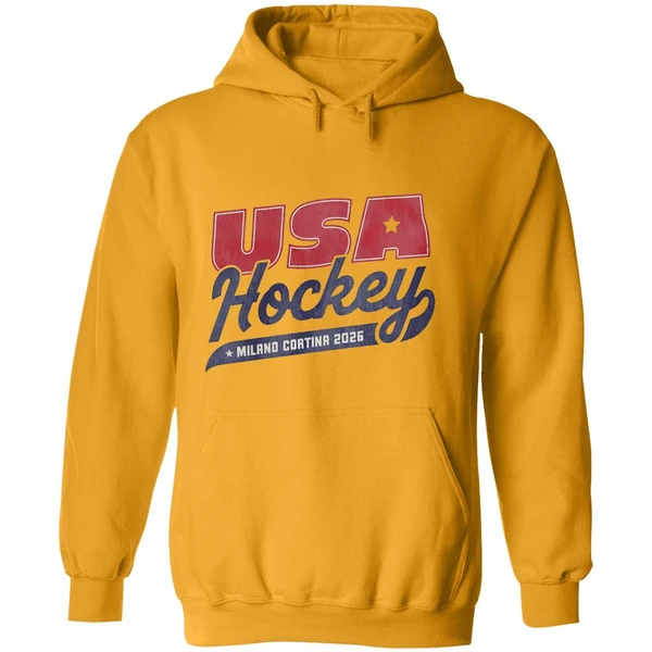 Usa Hockey 2026 Milano Cortina Logo Hoodie
