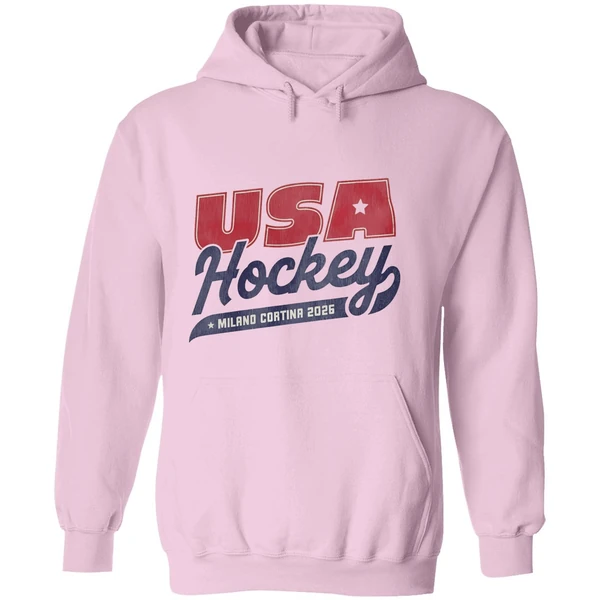 Usa Hockey 2026 Milano Cortina Logo Hoodie - Image 5