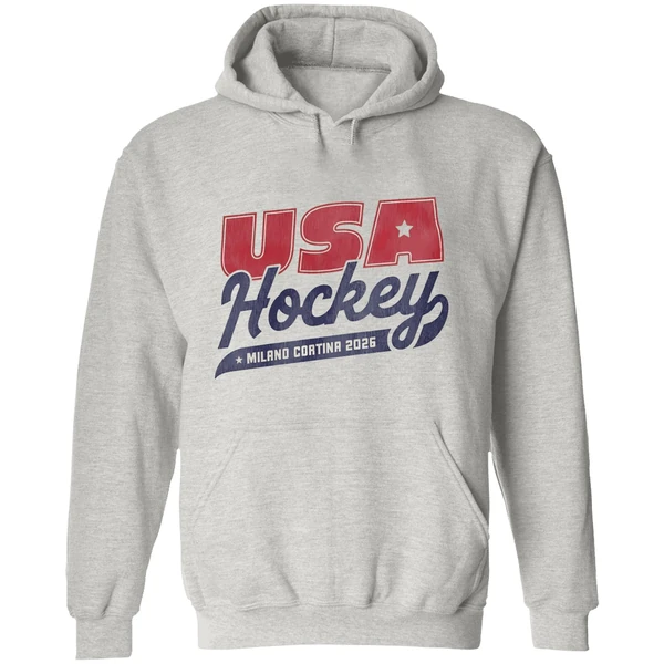 Usa Hockey 2026 Milano Cortina Logo Hoodie - Image 9