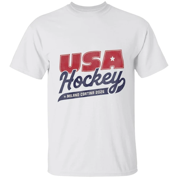 Usa Hockey 2026 Milano Cortina Logo Shirt