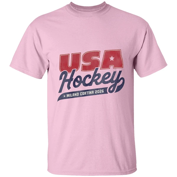 Usa Hockey 2026 Milano Cortina Logo Shirt - Image 2