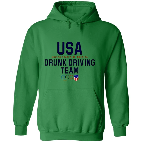 Usa United States Of America Drunk Driving Team Olympic Hoodie - Image 2