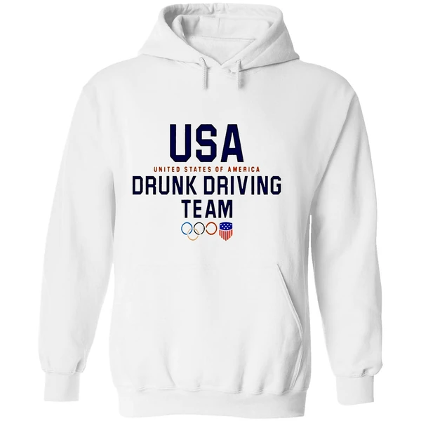 Usa United States Of America Drunk Driving Team Olympic Hoodie - Image 8