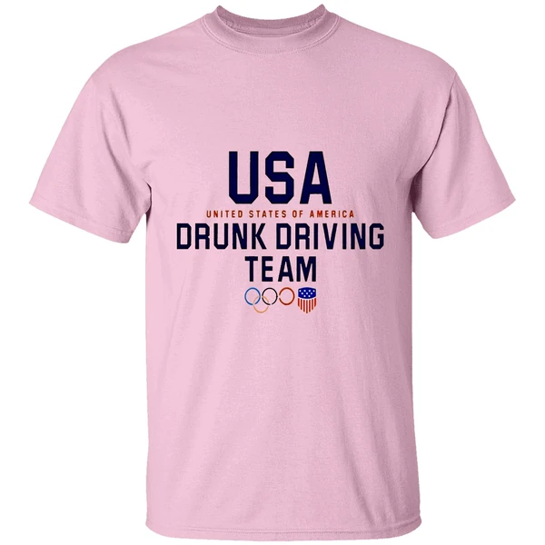 Usa United States Of America Drunk Driving Team Olympic Shirt - Image 2