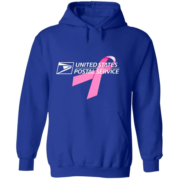 Usps United States Postal Service Breast Cancer Awareness Hoodie - Image 7