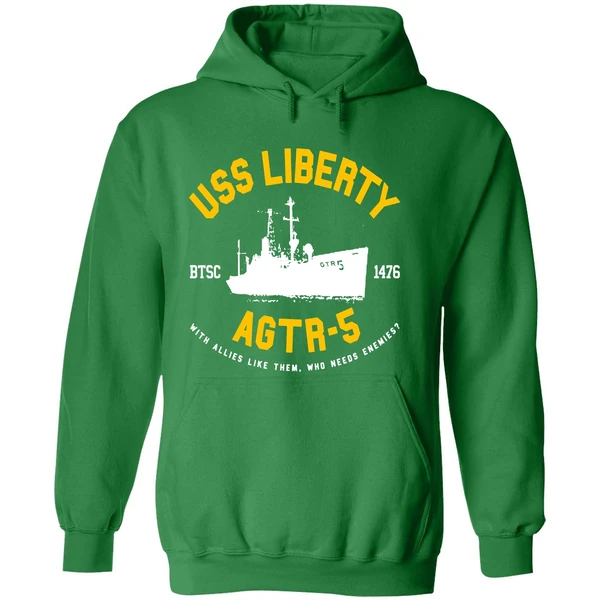 Uss Liberty Agtr 5 Hoodie - Image 2