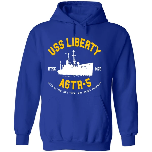 Uss Liberty Agtr 5 Hoodie - Image 7