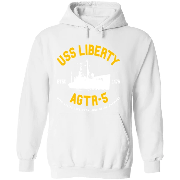 Uss Liberty Agtr 5 Hoodie - Image 8