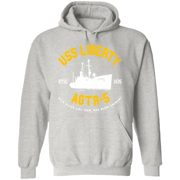 Uss Liberty Agtr 5 Hoodie - Image 9