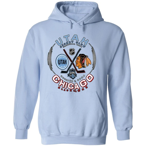 Utah Hockey Club Inaugural Game Chicago Blackhawks 2024 Hoodie - Image 4