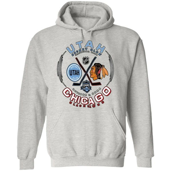 Utah Hockey Club Inaugural Game Chicago Blackhawks 2024 Hoodie - Image 9