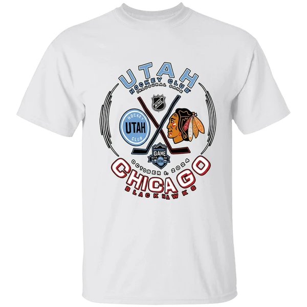 Utah Hockey Club Inaugural Game Chicago Blackhawks 2024 Shirt