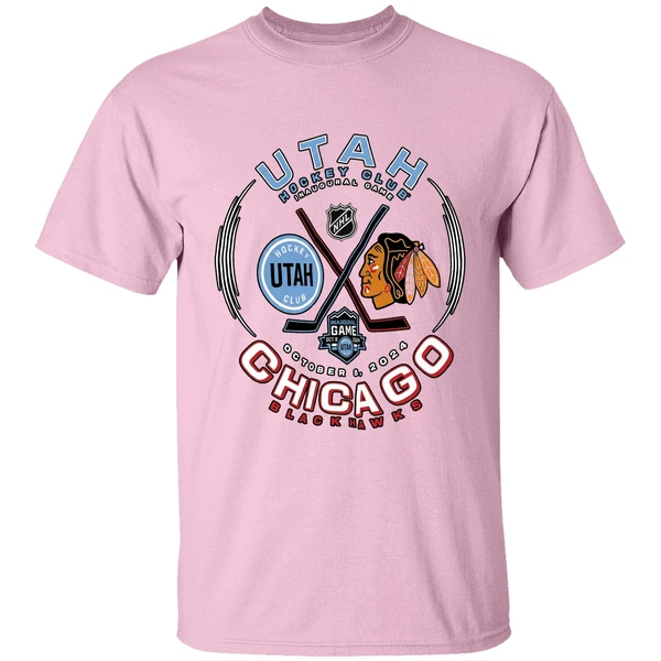 Utah Hockey Club Inaugural Game Chicago Blackhawks 2024 Shirt - Image 2