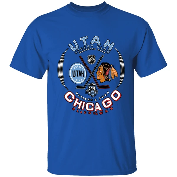 Utah Hockey Club Inaugural Game Chicago Blackhawks 2024 Shirt - Image 5