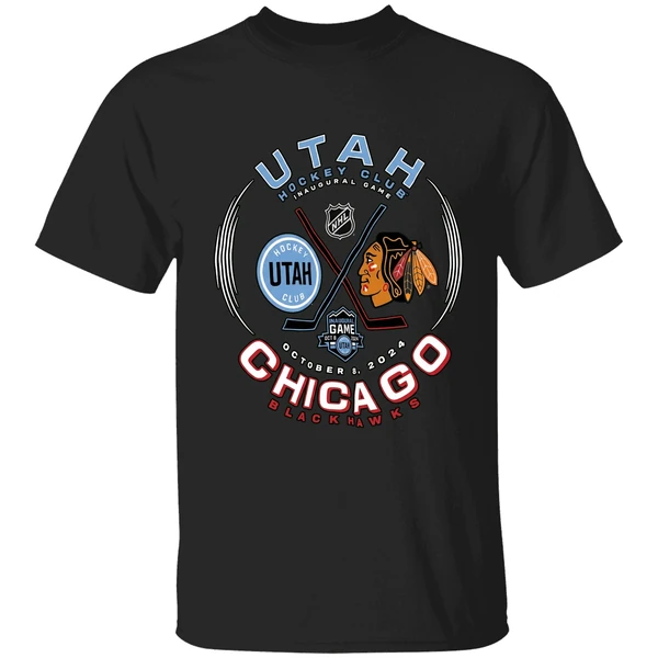 Utah Hockey Club Inaugural Game Chicago Blackhawks 2024 Shirt - Image 7