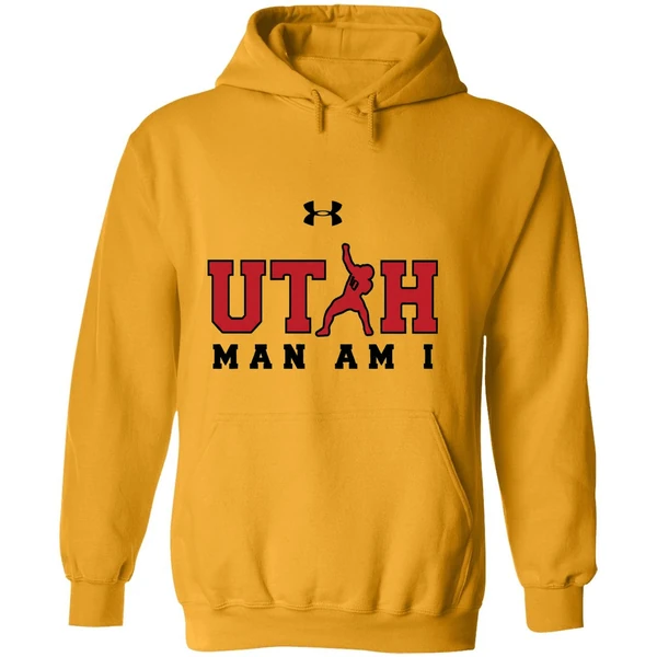 Utah Utes Man Am I Logo Hoodie