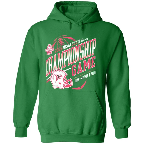 Uw River Falls Stagg Bowl 2026 Ncaa Division Iii Football Championship Game Helmet Hoodie - Image 2