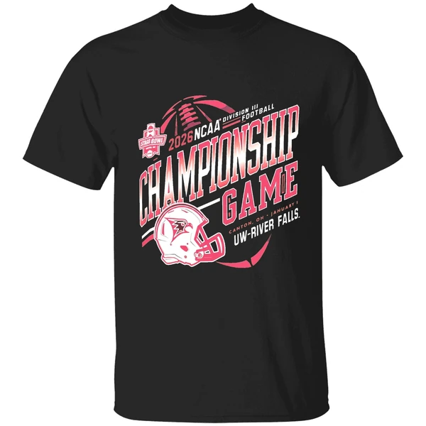 Uw River Falls Stagg Bowl 2026 Ncaa Division Iii Football Championship Game Helmet Shirt