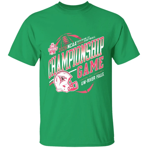 Uw River Falls Stagg Bowl 2026 Ncaa Division Iii Football Championship Game Helmet Shirt - Image 2