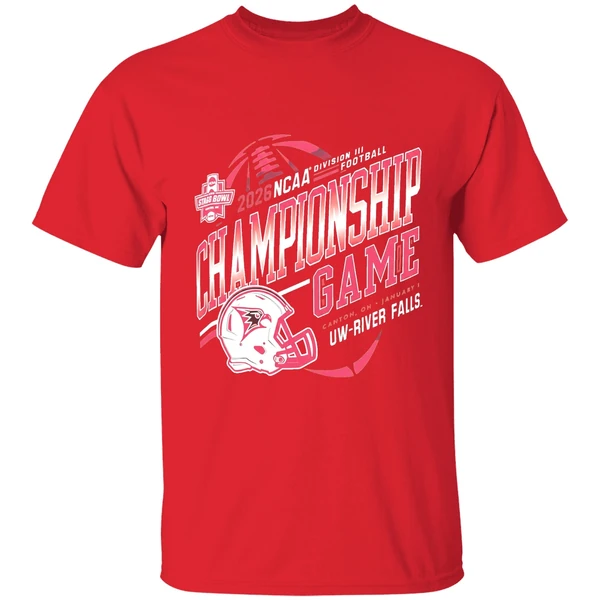 Uw River Falls Stagg Bowl 2026 Ncaa Division Iii Football Championship Game Helmet Shirt - Image 7