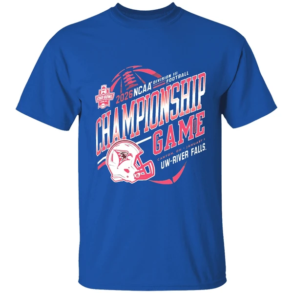 Uw River Falls Stagg Bowl 2026 Ncaa Division Iii Football Championship Game Helmet Shirt - Image 8